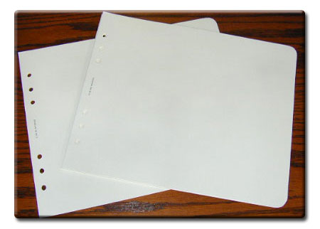 Paper Inserts for Full Size Carry Model Custom Binders for Logbook Pro Aviation Fight Log